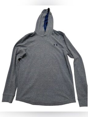 Under Armour Men's Blue Hooded Long-Sleeve Thin Hoodie